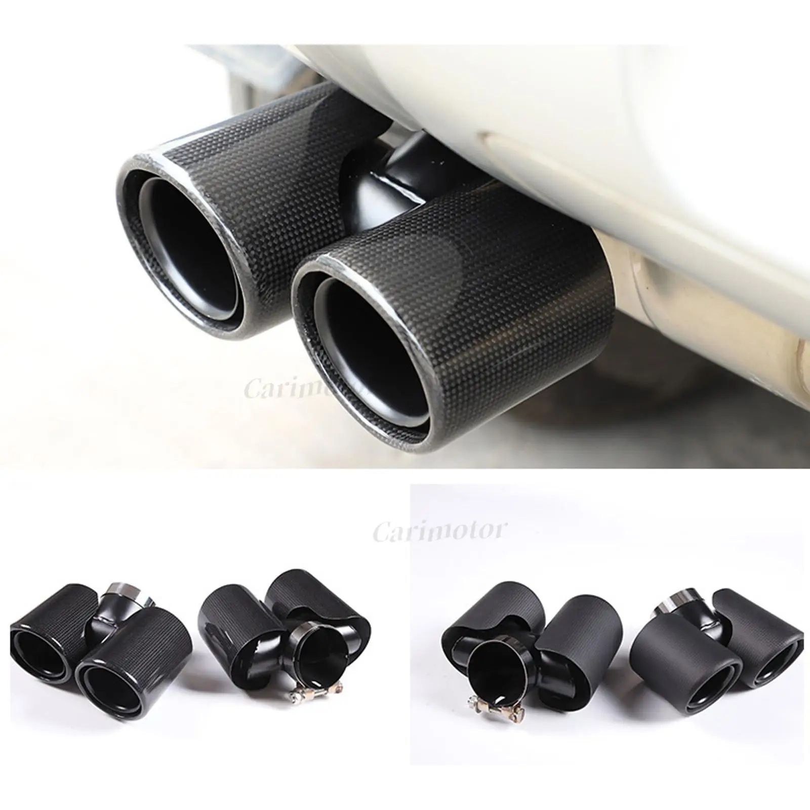 Для Land Rover Defender 90 110 2020 2021 2022 2023 2024 черные насадки на глушитель задней выхлопную