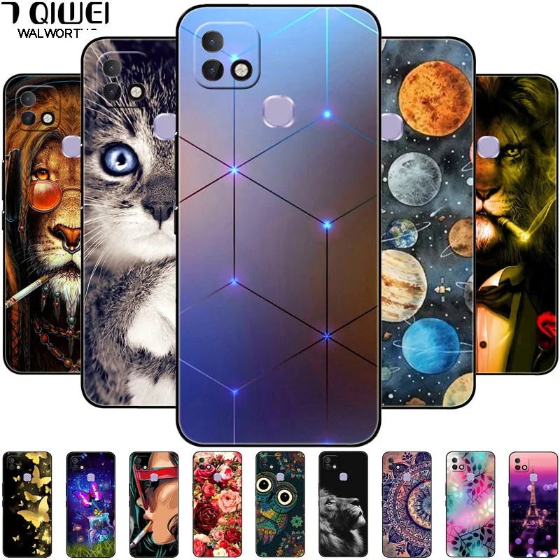 for infinix hot 10i case x659b silicone soft fashion tpu phone cover for infinix hot10i case x658e bumper funda for hot 10i 6 52 free global shipping