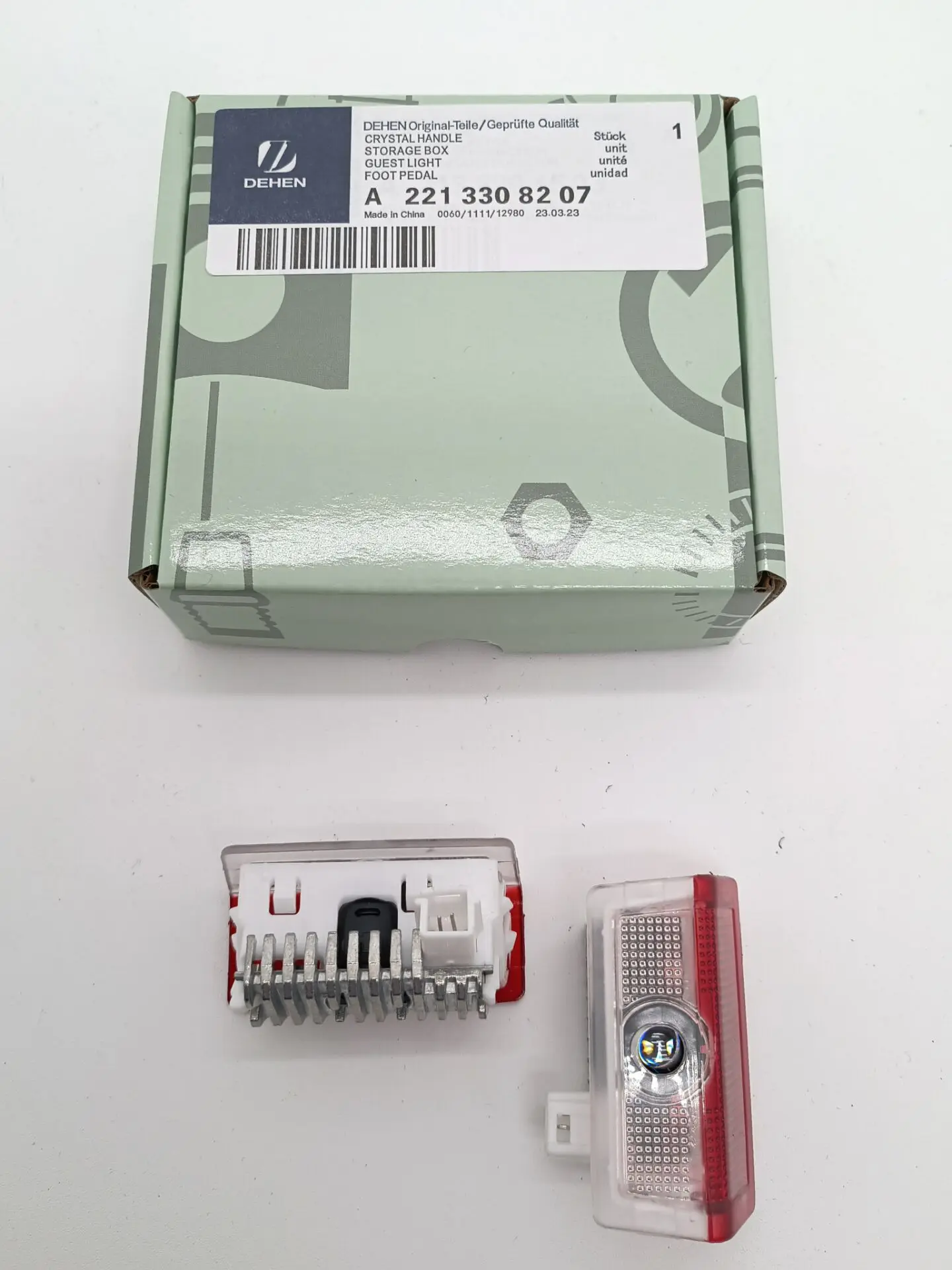 Подходит для Mercedes Benz2015-2022 GLE AMG класса GLE43/53/63S HD светодиодный LOGO 2 шт Автомобильная