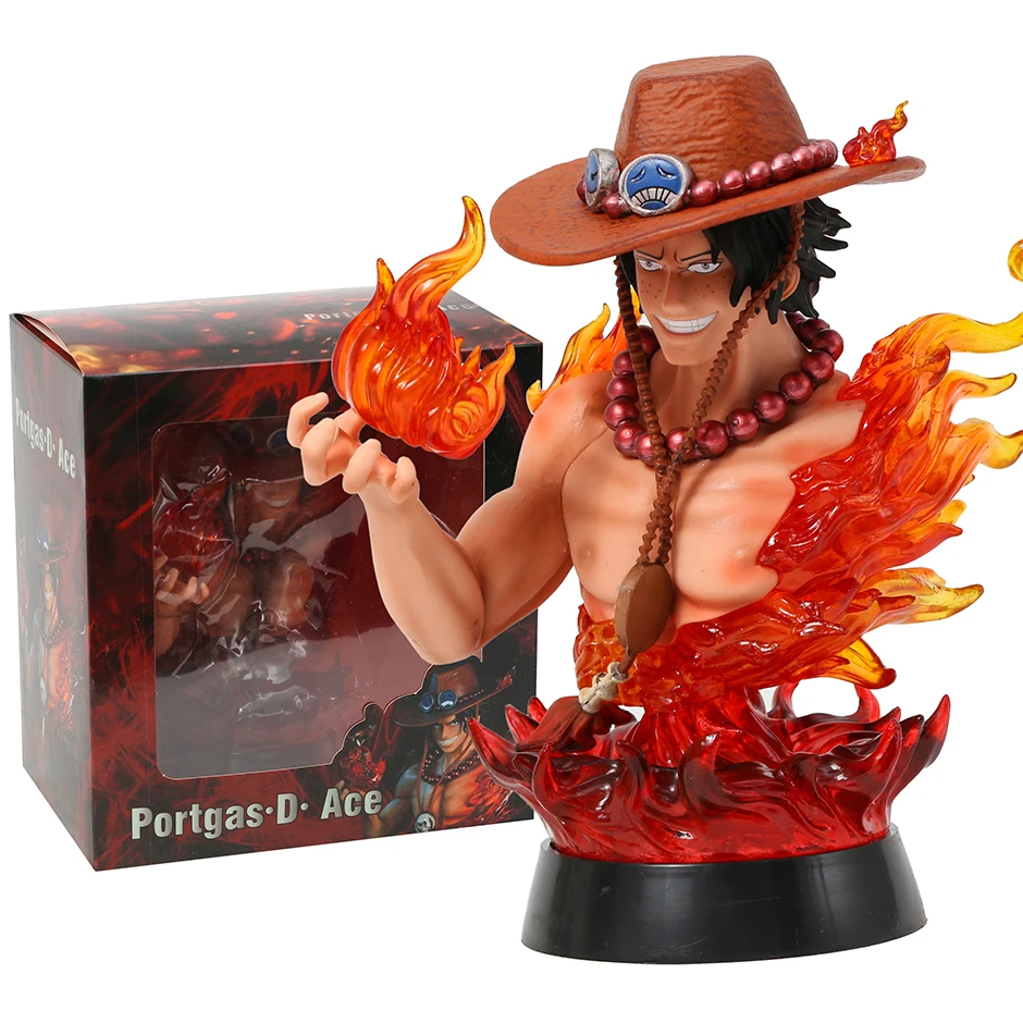 

One Piece Portgas D Ace Bust PVC Figure Model Toy Collection Nice Doll