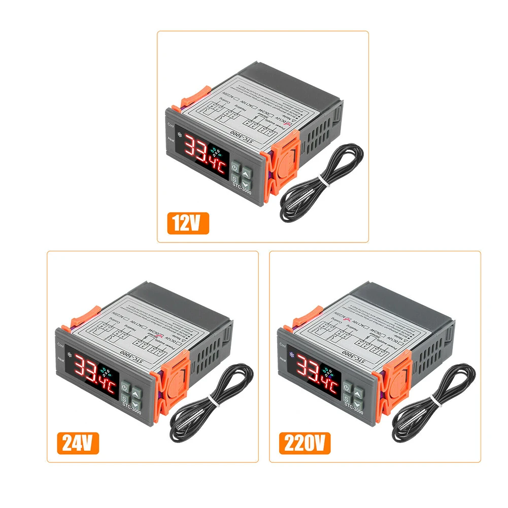 

Probe Sensor Temperature Controller Replacement Thermostat -50~99 Celsius 0.1 Celsius Accuracy Electronic 1 Meter 1pcs