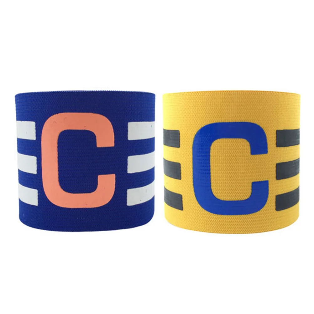 

2pcs Simple Football Colorful Captain Band Captain Armband for Man