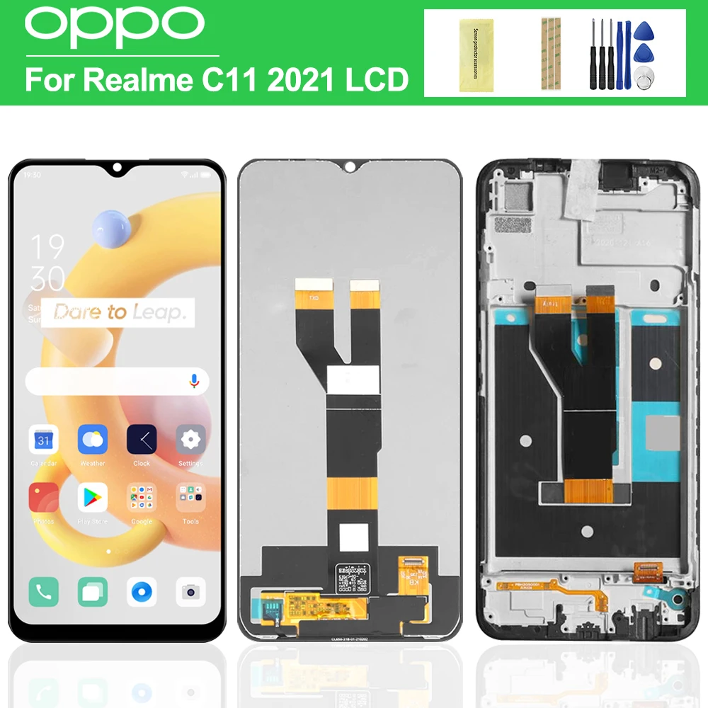 

6.52" Original For Oppo Realme C11 2021 RMX3231 LCD Display Touch Screen with Frame,For Oppo RealmeC11 2021 LCD Screen Replaceme