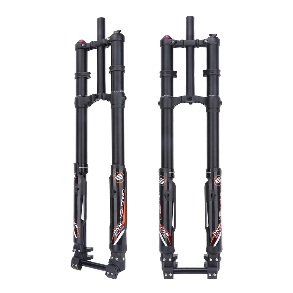 

Newest DNM USD-8C Alloy 26" 27.5" Downhill Bike Suspension Fork Spring Hydraulic DH MTB Mountain Bicycle Front Fork 203mm Travel