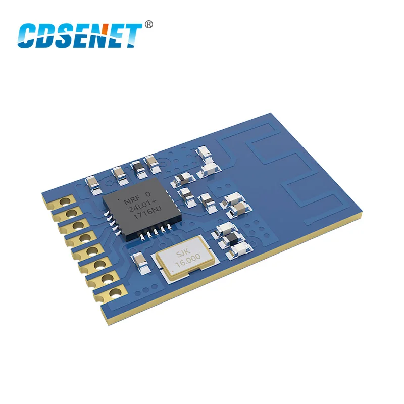 10pc/lot nRF24L01P 2.4GHz SPI CDSENET E01-ML01S SMD Wireless Transceiver IoT 2.4 GHz Wireless nRF24L01 PA rf Module