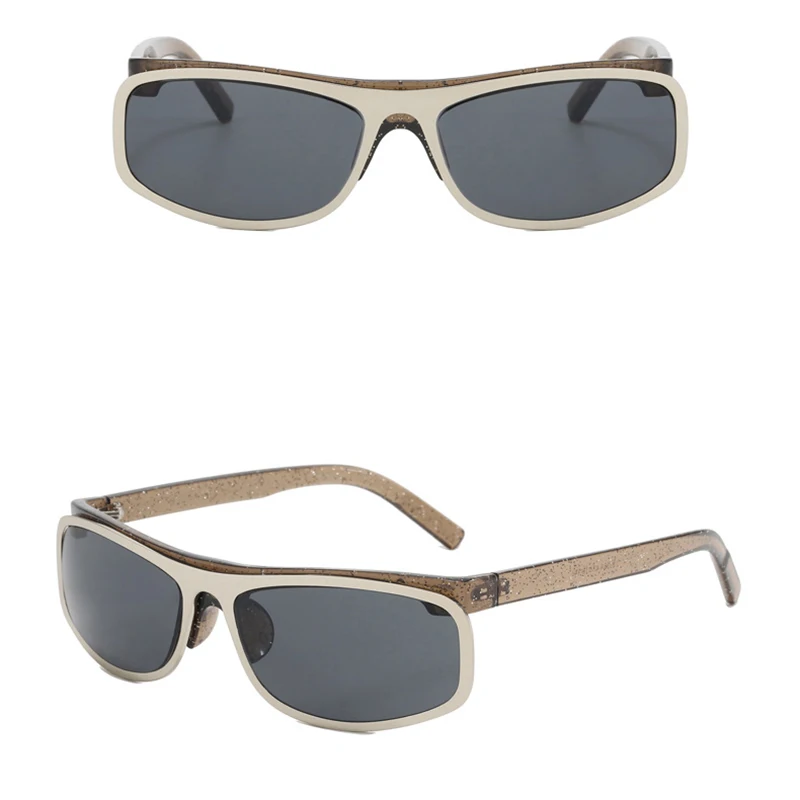 Y2K винтажные Роскошные брендовые дизайнерские изогнутые Квадратные