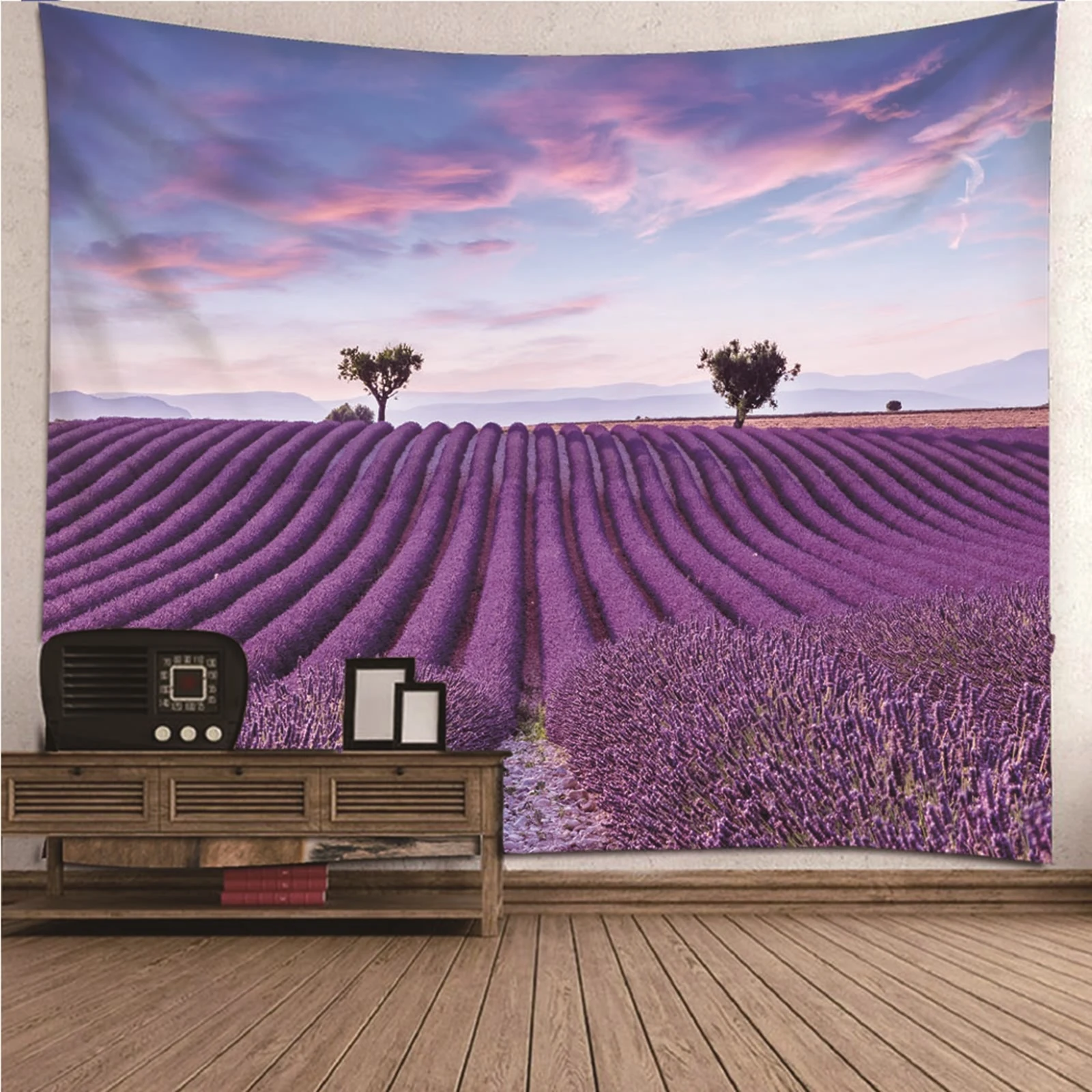 

Tapestries Boys Wall Decor Tapestry natural scenery Lavender Field Wall Hanging Blanket Dorm Art Decor Covering