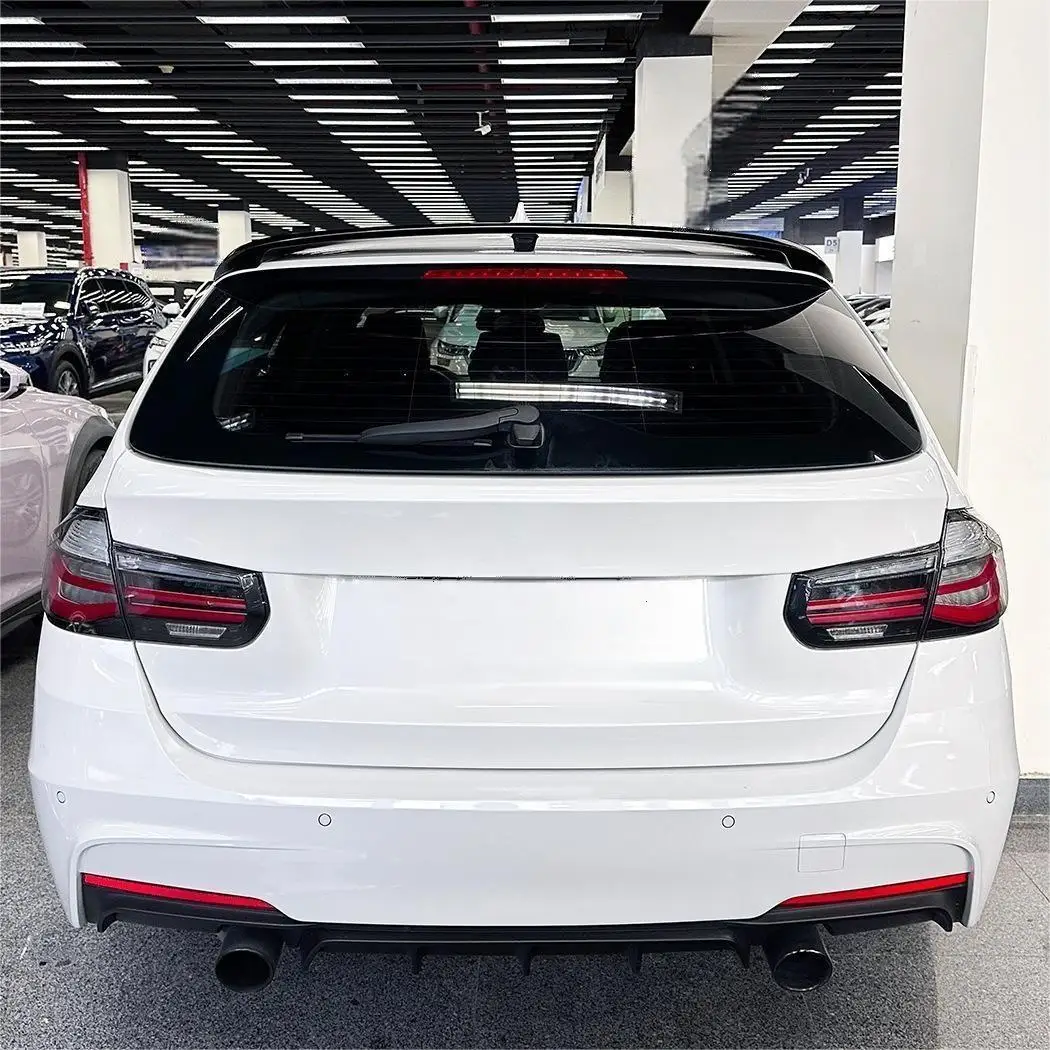 Фото Спойлер на крышку багажника в стиле MP для BMW 3 серии F31 Touring 320i 328i 330i 320d 330d 2012-2019, ABS, черный, тюнинг-комплект №2