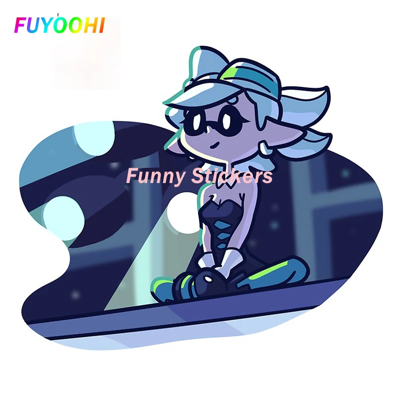 

FUYOOHI Exterior/Protection Funny Stickers Splatoon Creativite Vinyl Decal Bumper Funny Car Stickers Scratch-Proof Car Styling