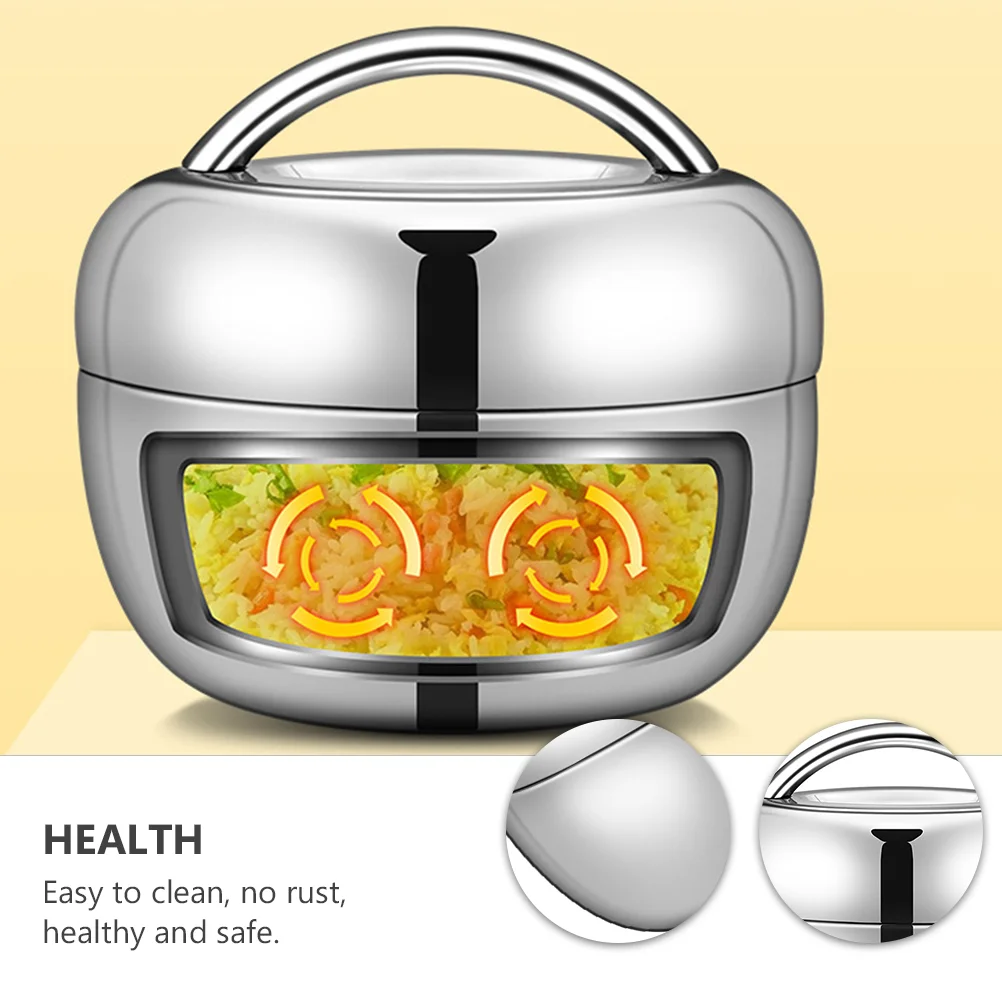 

Box Lunch Bentocontainer Thermal Stainless Steelinsulated Boxes Meal Kids Containers Metal Compartment Keep Warm Prep That Hours