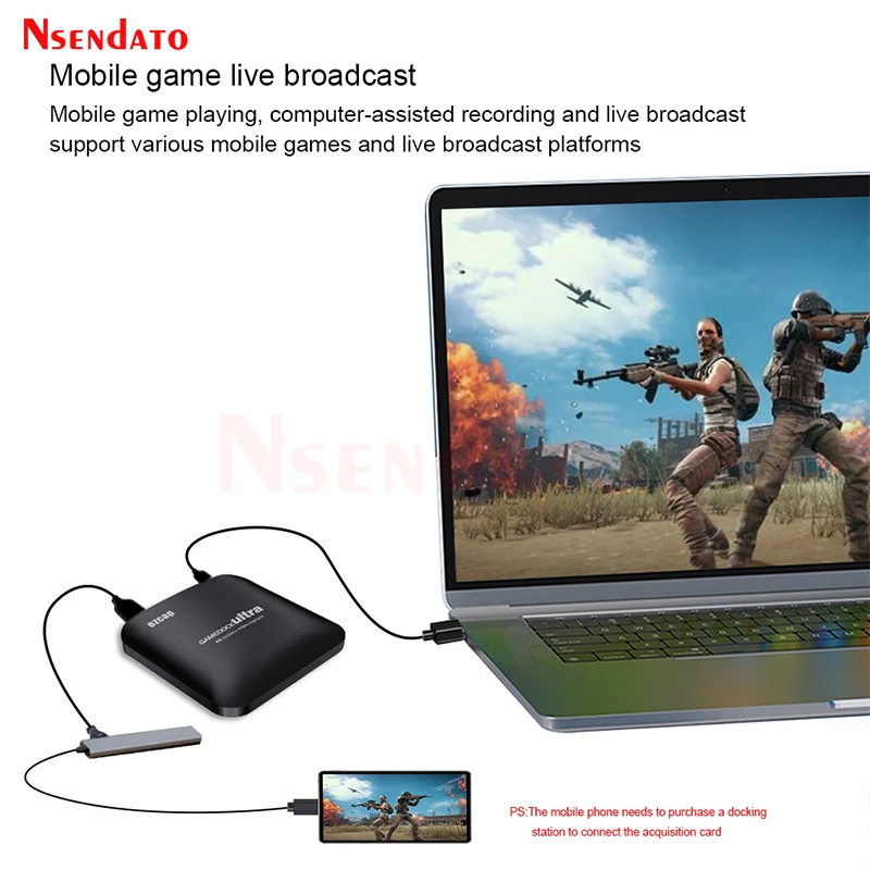 Фото Ezcap326C HDMI USB C Карта видеозахвата 4k 30fps HDR HDMI к USB3.1 Тип C Карта захвата видео для потоковой передачи в реальном времени PS4 №4
