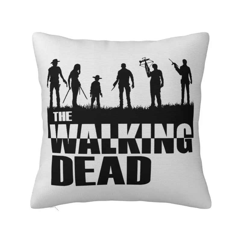

Ужасная ТВ-трансляция, подушка Ходячие мертвецы, домашние декоративные модные уличные подушки, квадратная наволочка