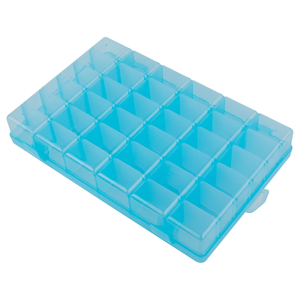 

36 Grids Removable Plastic Storage Box Transparent Storage Case Nuts Beads Jewelry Craft Nail Earring Household Organizer