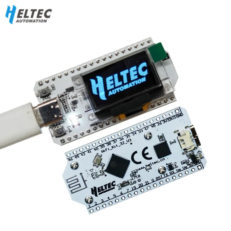 

New ESP32 WiFi Kit 32 V3 Version Development Board 0.96 Inch Blue OLED Display Internet of Things for Arduino Full frequency