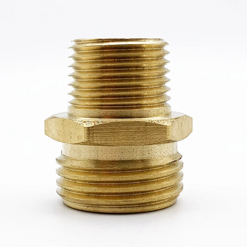 

1PC Garden Brass 3/4GHT Male To 1/2NPT Male Joint Gardening Accessories