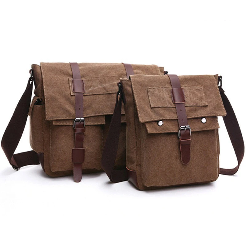 

Canvas Leisure Bag Messenger Crossbody Shoulder Bag Military Traveling Modern Bag Vintage Super Bag
