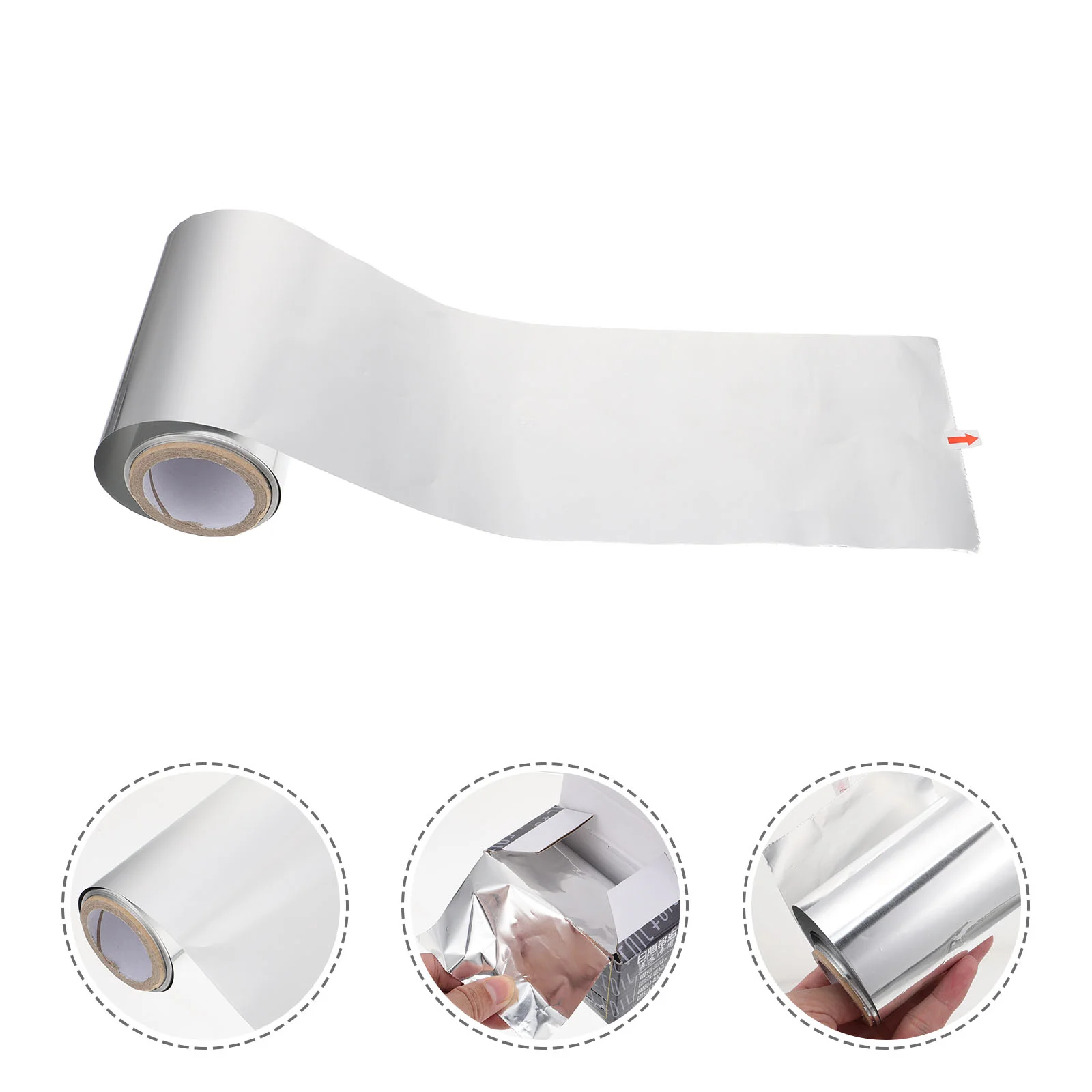 

3 Rolls Embossing Tool Perm Tin Foil Nail Polish Highlighting Aluminum Salon Hair Short Coloring