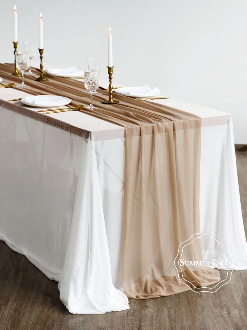 

Дорожка для стола SUMMERTREE прозрачная полиэстер 34x1,8 м