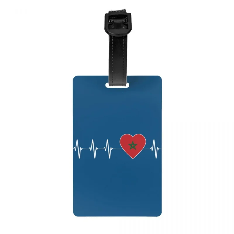 Tag Custom Moroccan Heart Family Baggage Tags Privacy Cover Name Id Card