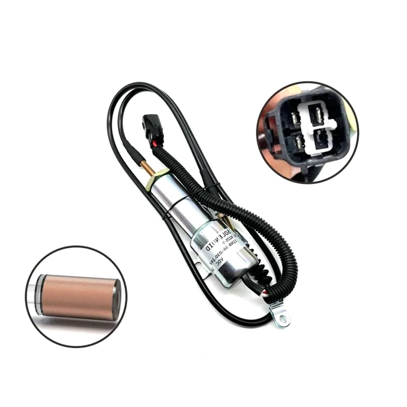 

Запасные части соленоида для остановки топлива 24 В для Hyundai R210 R215-7-9 Daewoo Doosan R225-9 11N6-666030-24