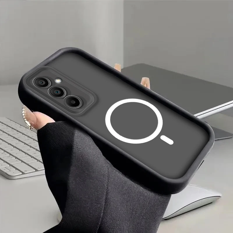 Чехол для телефона Samsung Galaxy Jump3 M44 M14 F14 M12 F12 M40S с магнитной беспроводной наклейкой