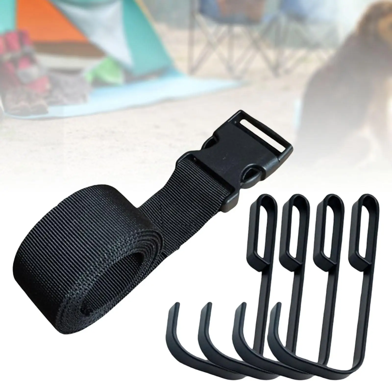 

Heavy Duty Camping Hangers Organizer Storage Metal Garage Hiking Outdoor