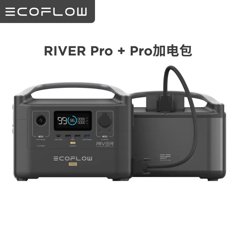 

Портативная электростанция ECOFLOW RIVER Pro POWER-UP PKG, 200000 Вт-ч