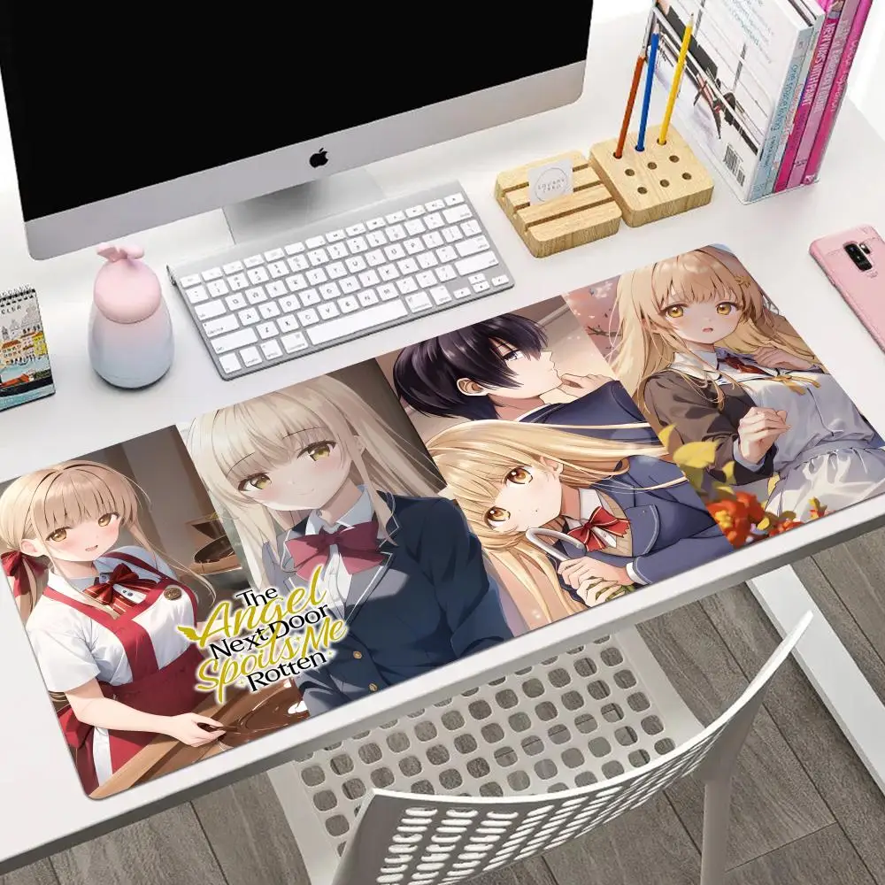 Коврик для компьютерной мыши Angel Mahiru Shina красивая клавиатура с цветным рисунком