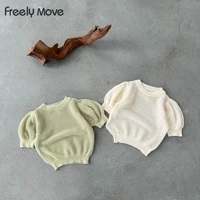 freely move solid color baby boys t shirt for summer infant boy hollow out t shirts short sleeves kids clothes toddler tops