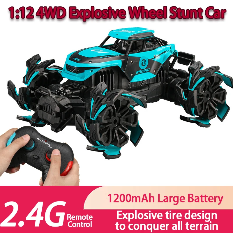 

Машинка на радиоуправлении, масштаб 1:12, 4WD, с пультом ДУ