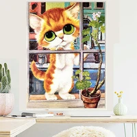 diy 5d diamond painting cats series kit lovely full drill square embroidery mosaic art picture of rhinestones home decor gifts