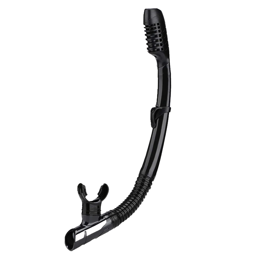 Adult Silicone Snorkel Freediving Gear Dry Snorkel Skin Diving Diving Hose Clip Scuba Diving Belt