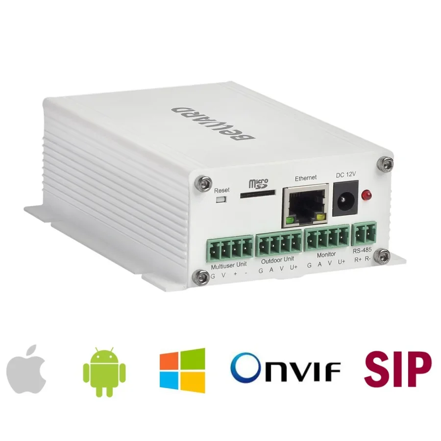 Аналоговый видеодомофонный конвертер с бесплатными мобильными приложениями для