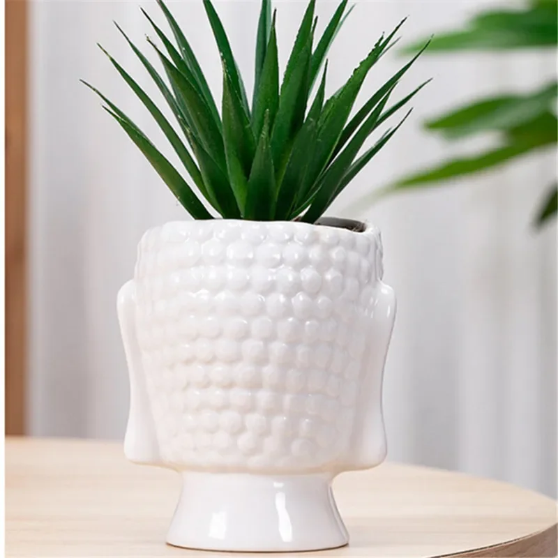 3D Будда украшает бетонную гипсовую глиняную вазу для изготовления силиконовой