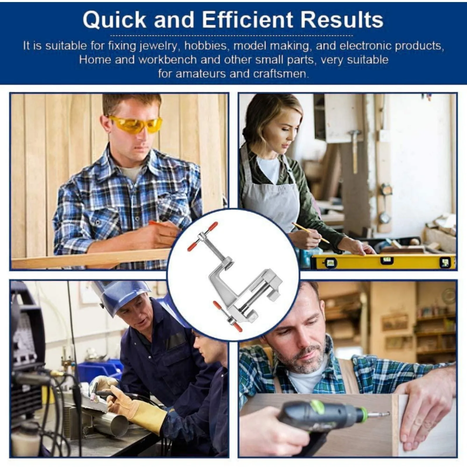 Настольный мини-зажим для ювелирных изделий