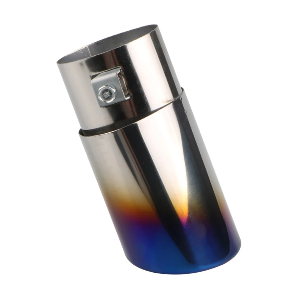 

Car motorbike Exhaust systems Muffler Tip Universal Stainless steel 38-54mm styling Silencer Car Exhaust Pipe Muffler Tail Pipe