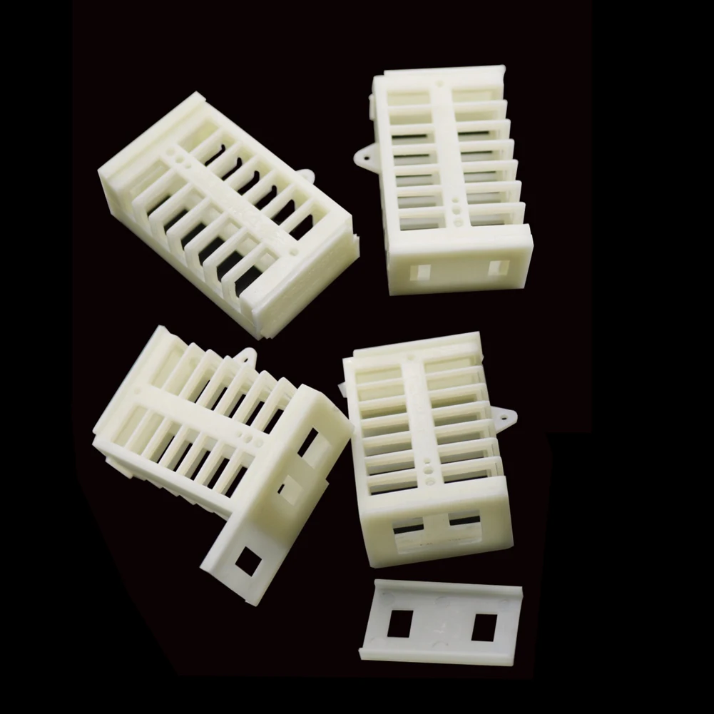 5/20/50 шт. клетка для пчелиной матки пластиковая белая безопасная