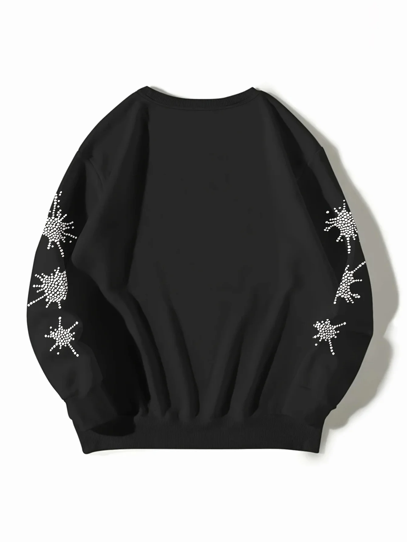 Женский свитшот с принтом в виде черепа повседневный пуловер круглым вырезом и