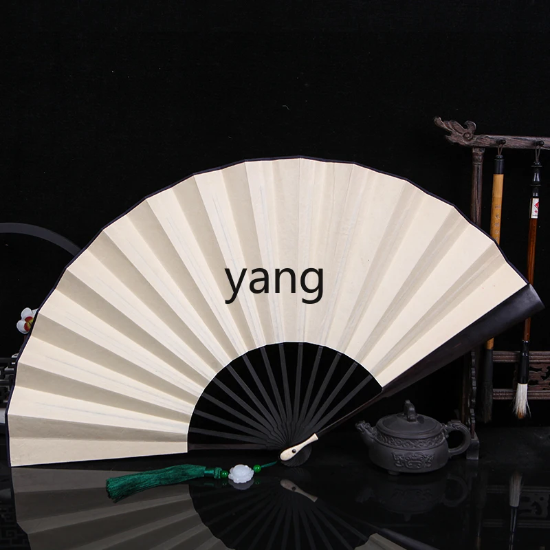 Складной веер ручной работы LXL