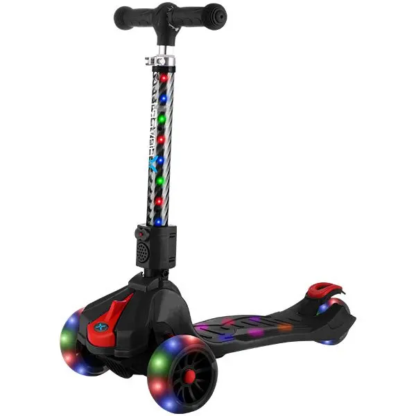 

Gear Ziggy Folding Kick Scooter, , LED Lights, Safe for 's, 3 Wheels