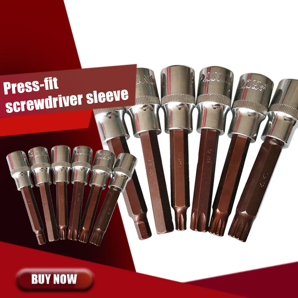 

1 2 дюйма 99 мм торцевой ключ, нержавеющий износостойкий адаптер, головка H6 H8 привода, шестигранные биты, розетки 99 мм H8 0 13 кг