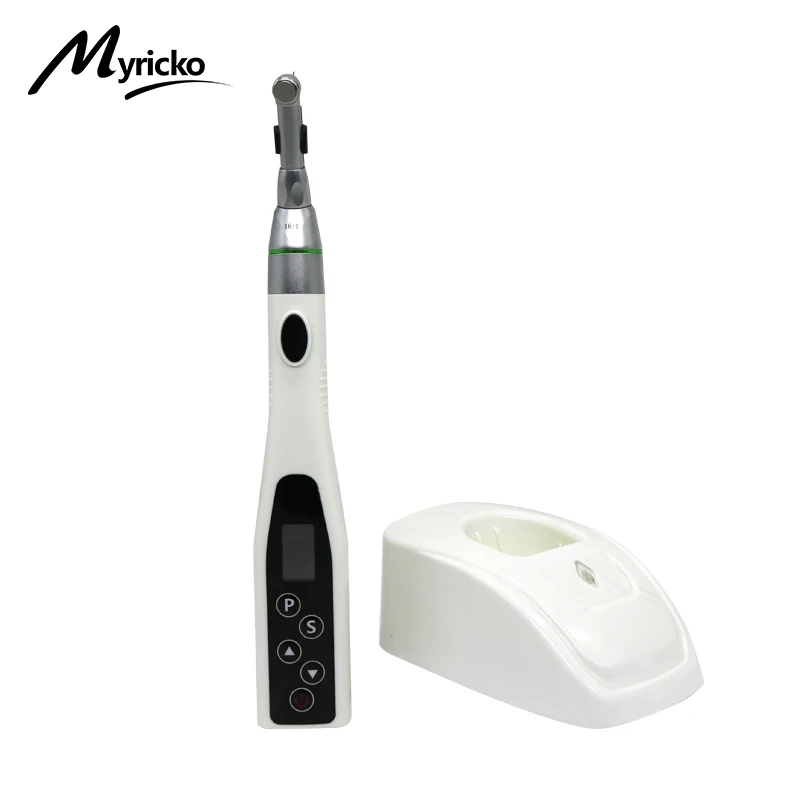 Myricko Dental Equipment Wireless LED Endo Motor EndoMate EndoMotor 16: 1 Reduction Contra Angle Treatment Machine With File |