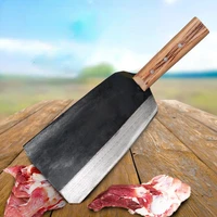 bone cutting knife household forged bone cutting knife thickened bone knife iron kitchen knife bone cutting knife slaughter