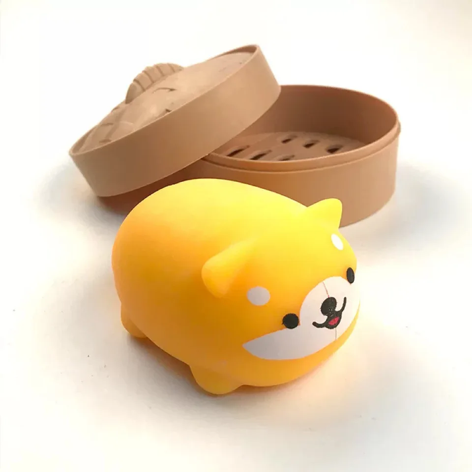 

Bouncy Ball Shiba Inu Stress Ball Children's Toys Vent Decompression Toys Tools Anti Anxiety Stress Relief Hand Exercise