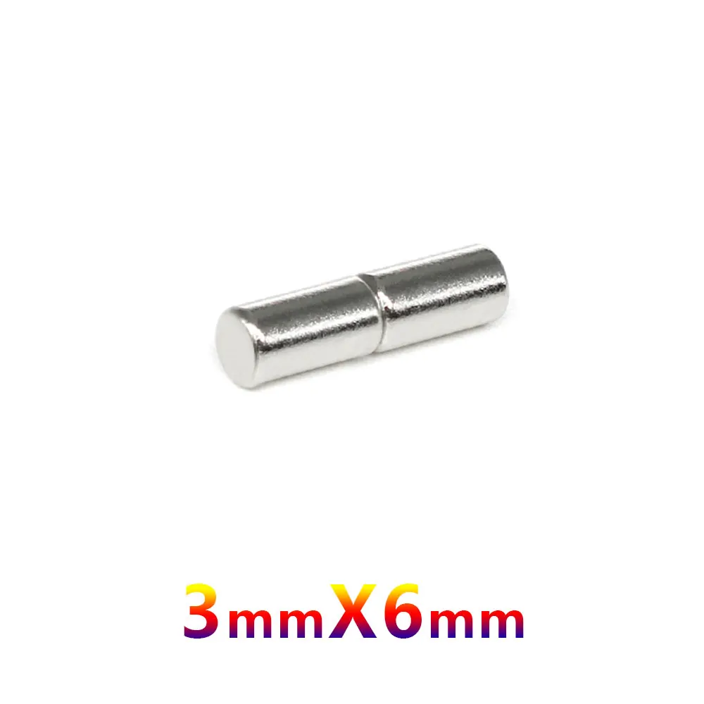 20/50/100/500/1000 шт. небольшие круглые неодимовые магниты 3x6 мм |