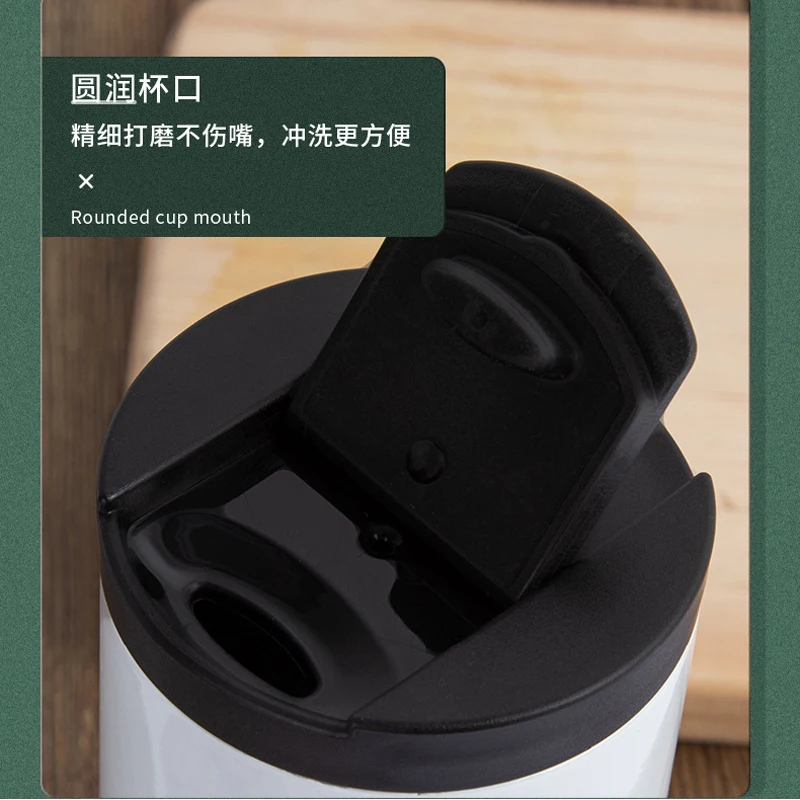 350 мл/500 мл кружки 304 нержавеющая сталь автомобильная прямая Питьевая кофейная