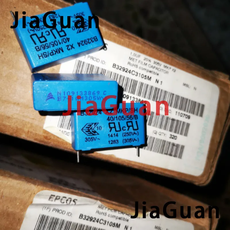10 шт. Новый EPCOS B32924C3105M 1 мкФ 305VAC PCM27.5 пленочный конденсатор 105/305VAC p27.5mm MKP B32924 0
