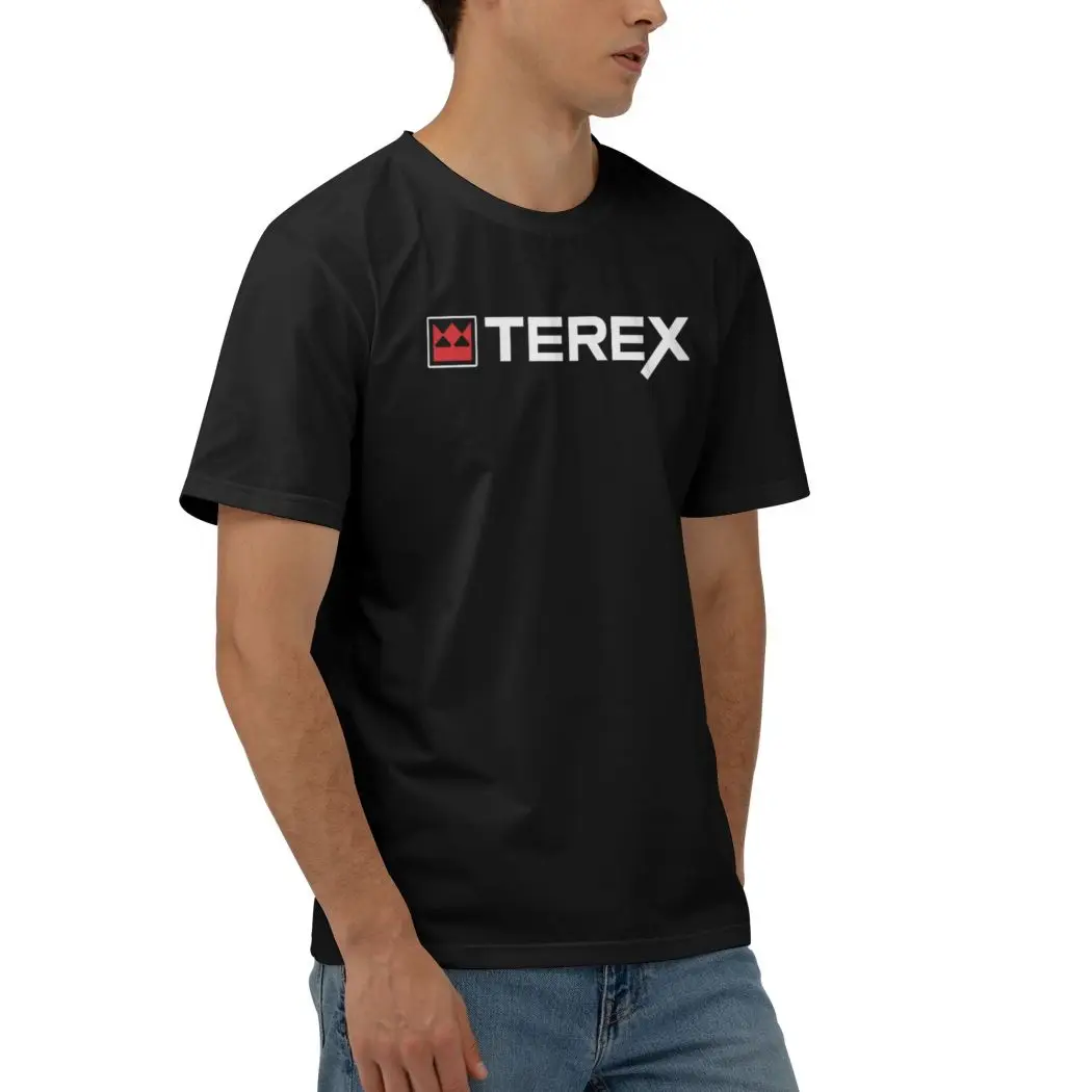 Повседневные мужские футболки TEREX модные с коротким рукавом и круглым вырезом