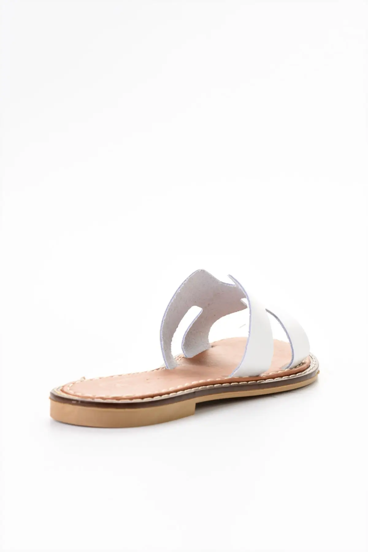 

Women Sandals Genuine leather white female k Summer Indoor Outdoor Flip Flops Beach Shoe Female Slippers Platform Casual