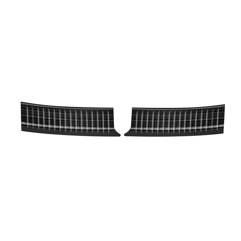 

Rear Trunk Sill Plate Protector Loading Guards Cover Stainless Steel Frame Trim for 2022 Honda ZRV ZR-V Black